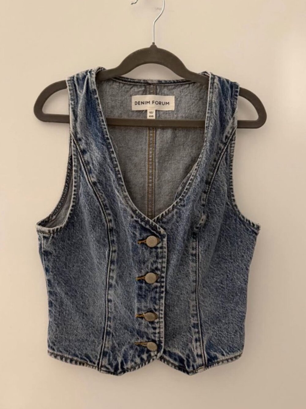 ARITZIA DENIM FORUM THE '90S MIA DENIM VEST